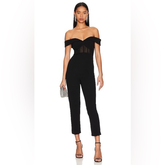 MISHA Classic Jumpsuit Pants Suit in Black  XS READ DESCRIPTION - Picture 1 of 7
